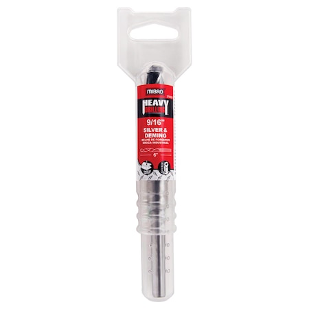 Mibro MIBRO 9/16 in. X 6 in. L High Speed Steel Silver and Deming Drill Bit 3-Flat Shank 1 pc 270221AC